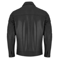 Black 1 mens leather blazer