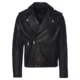 Black 1 leather biker jacket