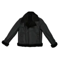Black 1 premium shearling jacket