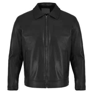 mens leather blazer