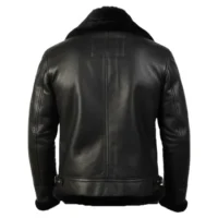 Black premium leather jacket