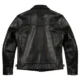 Black premium biker leather jacket