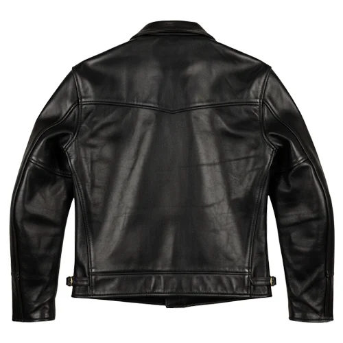 Premium Biker Leather Jacket Classic Rocker Style