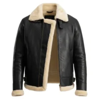 Black & Cream 1 premium leather jacket