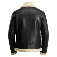 Black & Cream premium leather jacket
