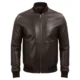 Brown (1) mens leather bomber jacket