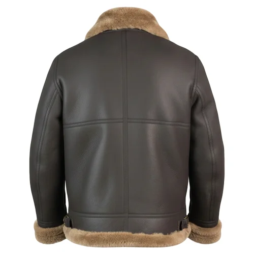 premium shearling aviator jacket