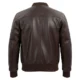 Brown (2) mens leather bomber jacket