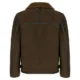 Brown shearling leather jacket