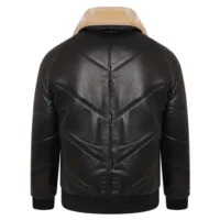Brown Back.jpeg mens leather bomber jacket