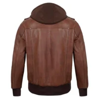 mens leather bomber jacket