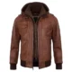 Brown Front.jpg mens leather bomber jacket