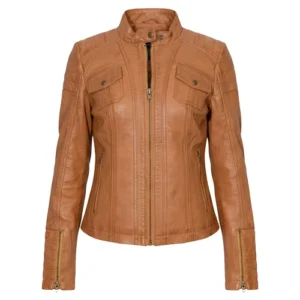 womens leather jacket