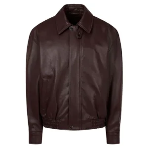 faux leather jacket