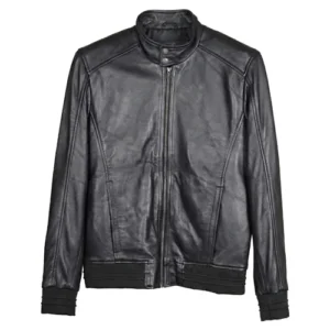 mens leather bomber jacket