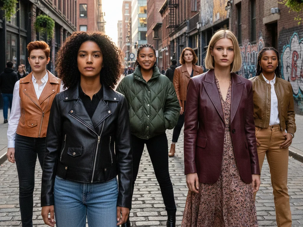 Read more about the article Womens Leather Jackets 2026 Guide – Styles, Fits & Trends