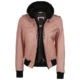 Pink 1 womens leather jacket