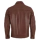 Tan 1 mens leather blazer