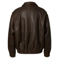 womens leather bomber jacket