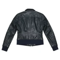 Etsay VLJ-002 womens leather bomber jacket
