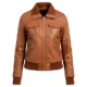 Luxleatherusa VLJ-007 womens leather bomber jacket