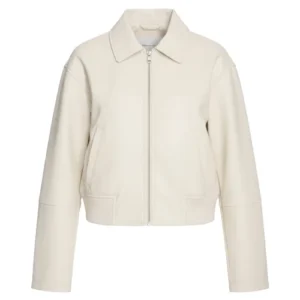 womens leather bomber jacket