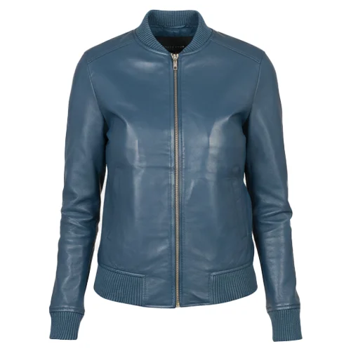 Thejacketmacker VLJ-012 1 womens leather bomber jacket