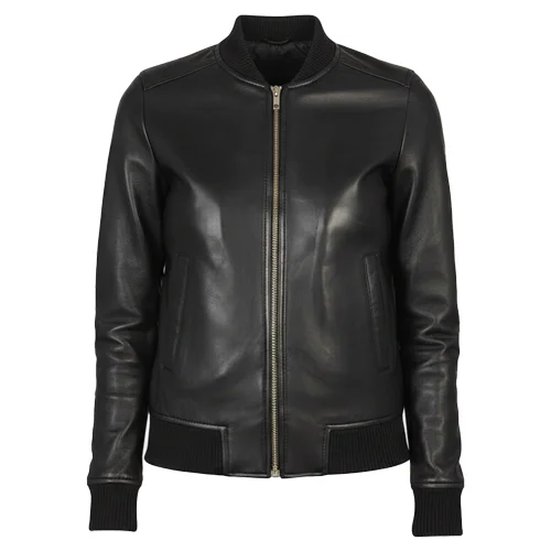 Thejacketmacker VLJ-012 3 womens leather bomber jacket