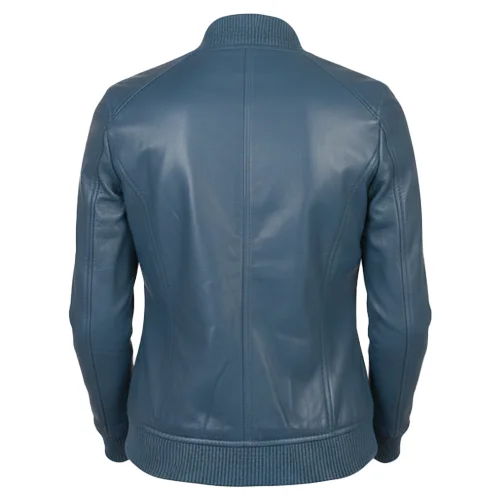 Thejacketmacker VLJ-012 womens leather bomber jacket