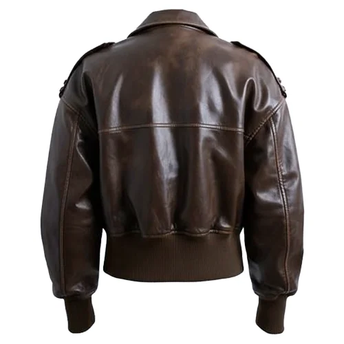 asos VLJ-011 3 womens leather bomber jacket