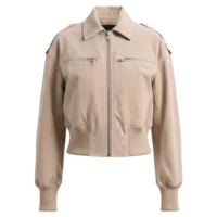 asos VLJ-011 4 womens leather bomber jacket