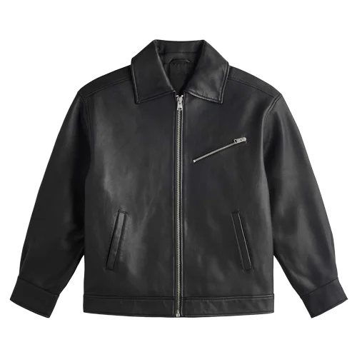 womens leather bomber jacket