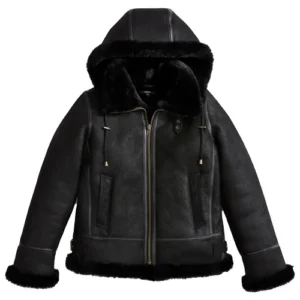 womens leather bomber jacket