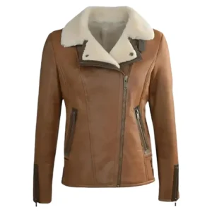 womens leather bomber jacket