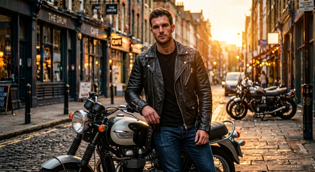 Read more about the article 7 Powerful Mens Leather Biker Jackets 2026 Trends Every Stylish Man Should Know